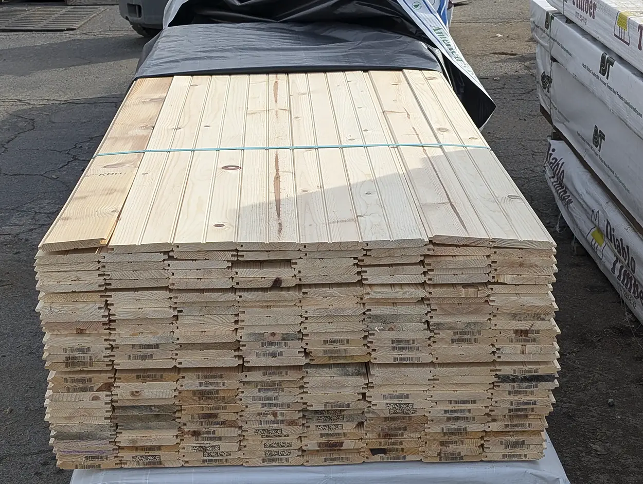 Bead Board or V Edge T&G Pine Pine Tongue and Groove Paneling